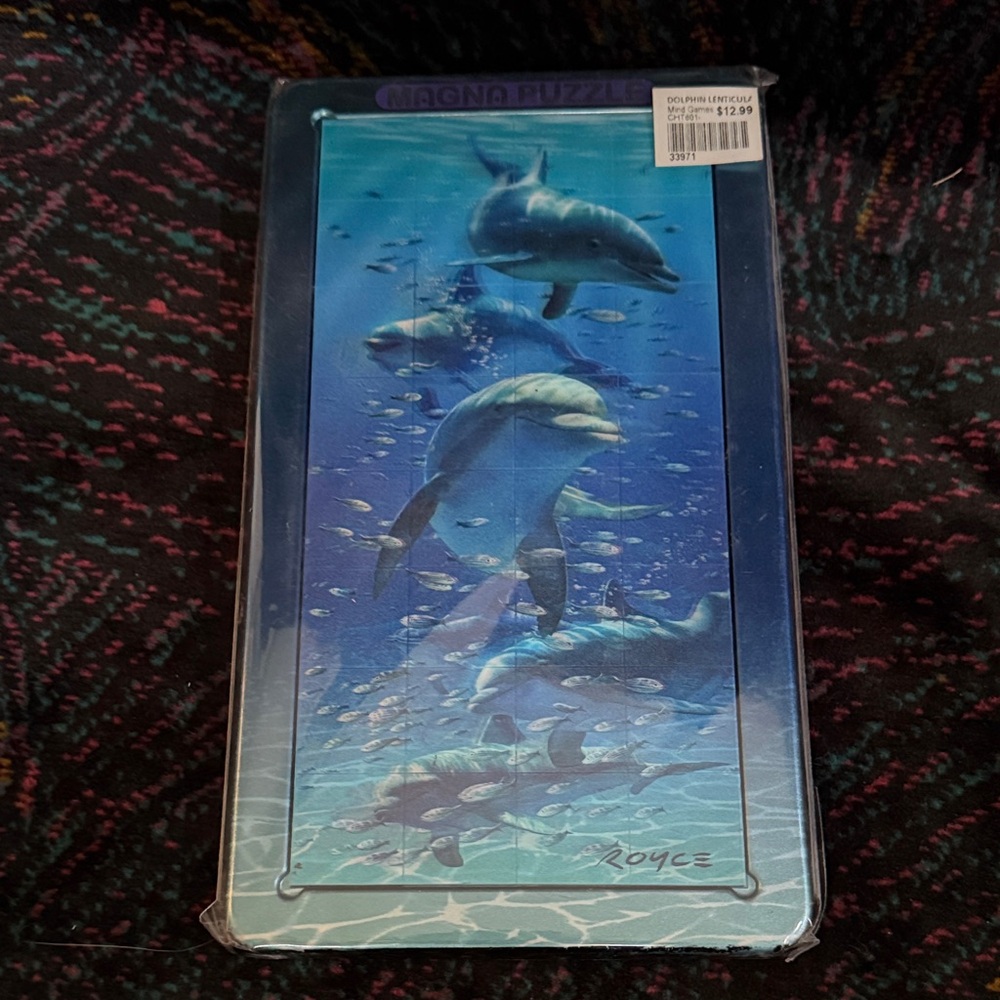 3D Magnatile Puzzle Dolphin Scene